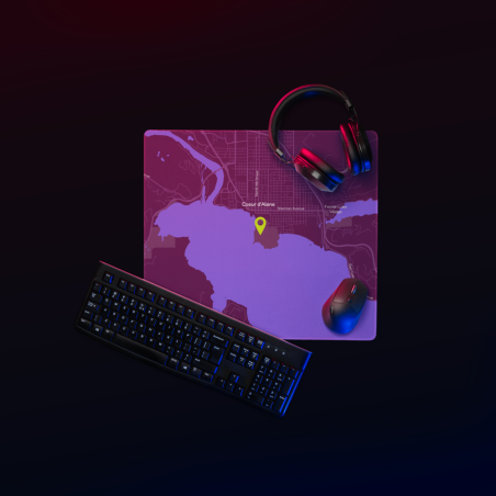 Custom Map Gaming Mouse Pad | MapStuff