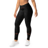 Custom black Map Leggings featuring a subtle dark street map design with orange label details, shown with white athletic shoes.
